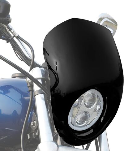 TCT-Motorparts المصباح الأمامي Fairing Front Cowl Cafe Racer Fit for Harley Sportster Dyna Glide FX in Saudi Arabia