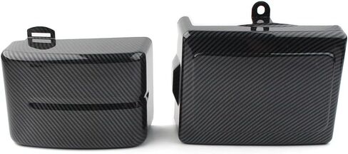 Side Battery Cover for Harley Dyna Low Rider FXDL, Fat Bob FXDF, for Street bob FXDB, Super Glide FXD, Wide Glide FXDWG, Switchback FLD 2006-2017, Carbon Fiber Look in Saudi Arabia