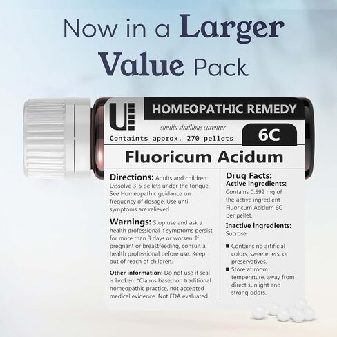 Fluoricum Acidum 30C Homeopathic Remedy, 270 Pellets in Saudi Arabia