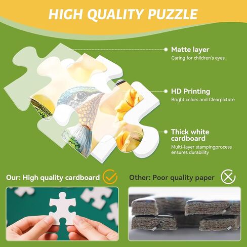 500 Piece Puzzle for Adults – Cute Dogs Bathing Jigsaw Puzzle for Adults, Kids & Seniors – Eco-Friendly Recycled Paper – Fun & Challenging Family Game Gift for Friends and Family (20.5 x 15 in) in Kuwait