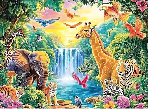 500 Piece Puzzle for Adults – Cute Dogs Bathing Jigsaw Puzzle for Adults, Kids & Seniors – Eco-Friendly Recycled Paper – Fun & Challenging Family Game Gift for Friends and Family (20.5 x 15 in) in Kuwait