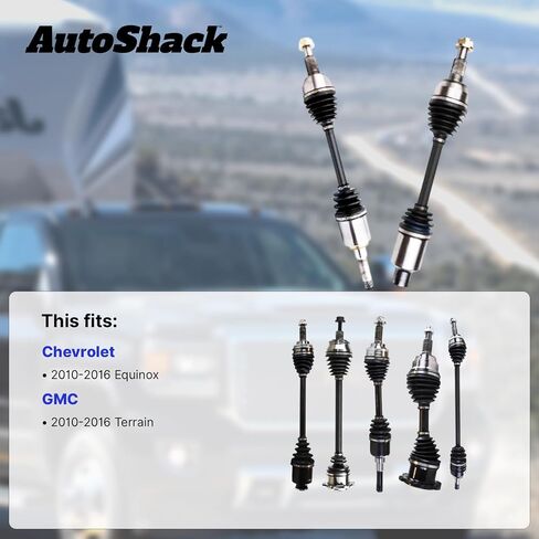 Autoshack Front Riture CV Axle Goad Assembly Placbly for 2010-2016 Chevrolet Equinox AWD ، FWD 2010-2016 GMC Terrain AWD ، FWD Passenger Side DSK2321 in Saudi Arabia