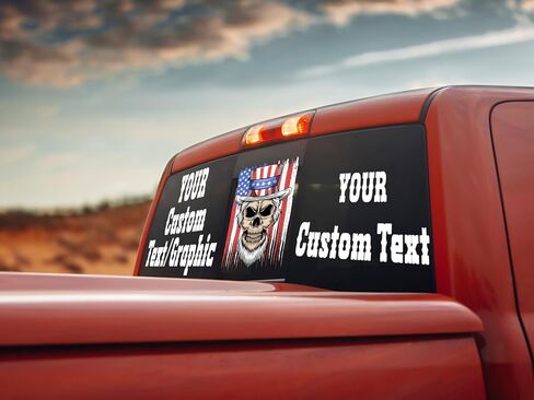 Your Custom Vinyl Decal ║ (50 Colors + Unlimited Fonts + 55 Sizes) ║ Make Your Lettering & Numbers ║ Personalized Text Waterproof and Easy to Apply on Car Boat Mugs Window Mailbox ║ Made in The USA in Saudi Arabia
