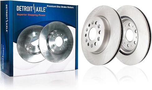 Detroit Axle - Rear Brake Rotors for Chevrolet Blazer Traverse GMC Acadia Cadillac XT5 XT6 Buick Enclave, Disc Brake Rotors Replacement : 12.40" inch Rotors in Saudi Arabia