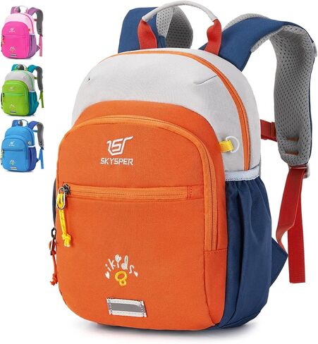 SKYSPER Toddler Backpack for Girls Boys Age 2-8, Cute Small Kids Backpack for Preschool Kindergarten and Travel, Orang in Kuwait