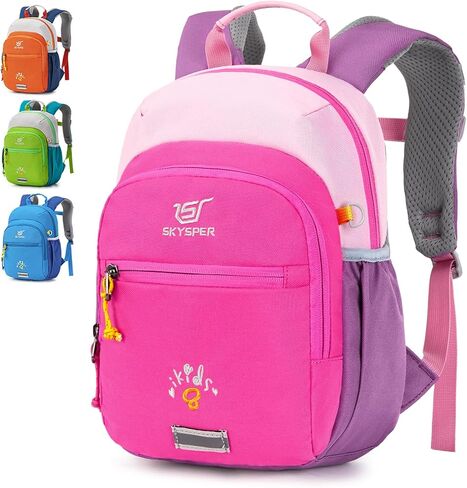 SKYSPER Toddler Backpack for Girls Boys Age 2-8, Cute Small Kids Backpack for Preschool Kindergarten and Travel, Orang in Kuwait