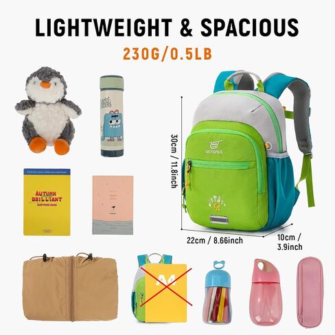 SKYSPER Toddler Backpack for Girls Boys Age 2-8, Cute Small Kids Backpack for Preschool Kindergarten and Travel, Orang in Saudi Arabia