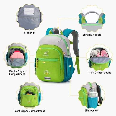 SKYSPER Toddler Backpack for Girls Boys Age 2-8, Cute Small Kids Backpack for Preschool Kindergarten and Travel, Orang in Saudi Arabia