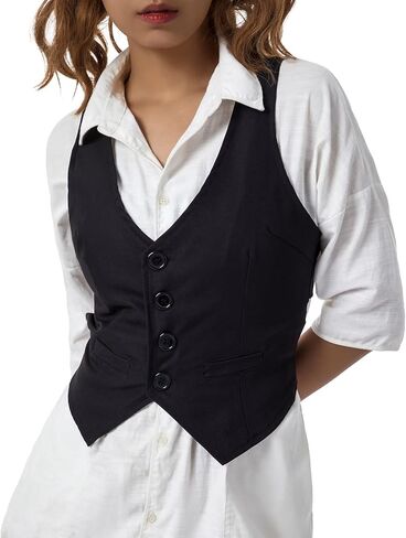 Piacakeece نساء سترة الأزرق الأكياس توبس الخامس زر العنق in Kuwait