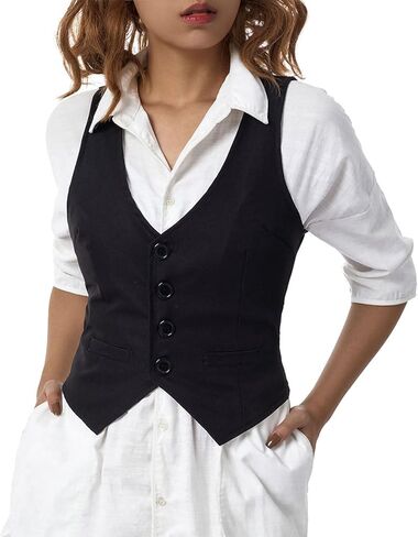 Piacakeece نساء سترة الأزرق الأكياس توبس الخامس زر العنق in Kuwait