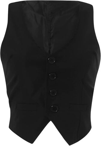 Piacakeece نساء سترة الأزرق الأكياس توبس الخامس زر العنق in Kuwait