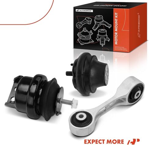A-Premium 3PCS Engine Motor Mount and Transmission Mount and Torque Strut Mount Kit Compatible with Ford Taurus 2000-2003 & Mercury Sable 2000-2005, 3.0L, Automatic Transmission Only in Saudi Arabia
