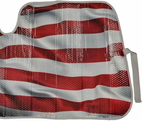 BDK الوطني USA EAGLE FLAG Front Windshield Sunshade-Accordion قابلة للطي الظل التلقائي للسيارة شاحنة سيارات الدفع الرباعي UV Rays Sun Visor Protecor in Saudi Arabia