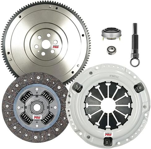 ClutchMaxPRO Performance Stage 1 Clutch Kit with Flywheel Compatible with 1989 1990 1991 Honda Civic 90 91 Honda CRX D15 D16 1.5L 1.6L (CP08012HDFW-ST1) in Saudi Arabia