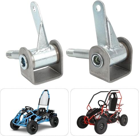 4.5inx5/8in 2pcs Spindle Bracket Replacement,Steering Strut Knuckle Spindle Bracket Set Right Left Steel Alloy Spindle Bracket Set for Go Kart Accessories in Saudi Arabia