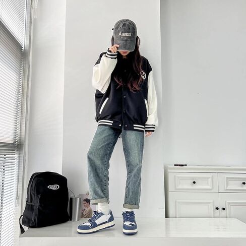 Cute Star Sneakers PU Leather Stylish Lace Up Flat Skate Shoes for Women Casual Comfortable Non Slip Fashionable Streetwear Versatile Daily Wear in Saudi Arabia