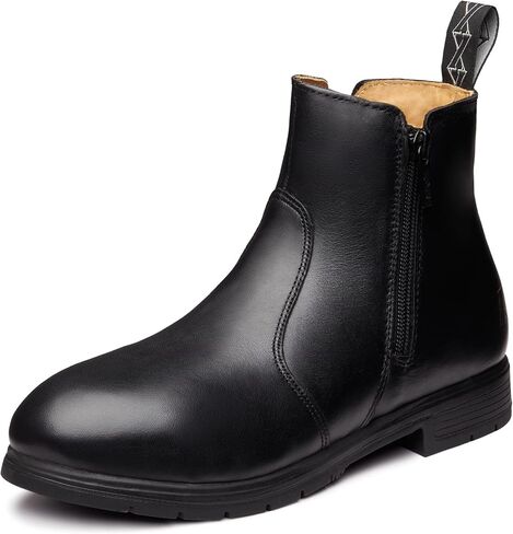 Xena Workwear Omega EH Steel Toe Women's Chelsea Work Boots, Slip Resistant, ASTM F2413-24 Certified, OSHA Compliant, Electrical Hazard EH, Full-Grain Leather in Saudi Arabia