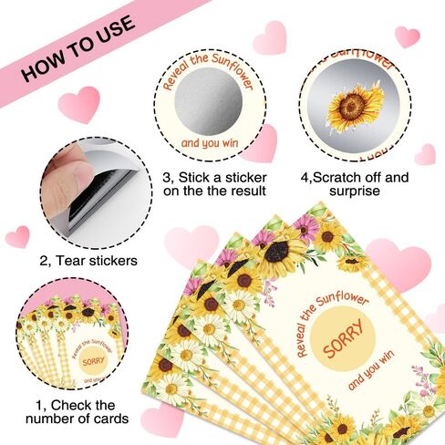 50 Psc Berry Scratch off Game Cards, Sweet Berry Pink Scratch Cards for Birthday Baby Shower Party, Blueberry Strawberry Party Supplies, Lottery Prize Raffle Tickets, Berry Theme Party in Kuwait