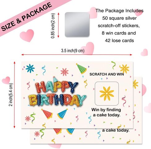 50 Psc Berry Scratch off Game Cards, Sweet Berry Pink Scratch Cards for Birthday Baby Shower Party, Blueberry Strawberry Party Supplies, Lottery Prize Raffle Tickets, Berry Theme Party in Kuwait