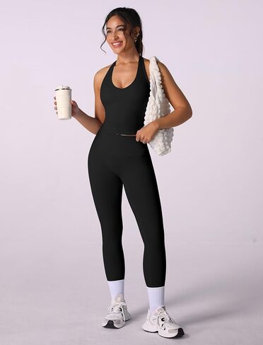 ABOCIW WOMENS STRAPTE TANK TANK مع بنيت في صدرية عاجزة عن الرقبة Longline Sports Sports Bras Yoga Gym Tops الرياضية in Saudi Arabia