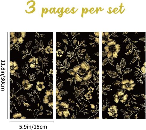 3 Sheet Rub on Floral Transfer Decals for Furniture Vintage Peach Blossom Flower Branches and Butterflies Rub on Transfer Stickers for Wood DIY Paper Window Home Decor 11.8 x 5.9 Inch in Saudi Arabia
