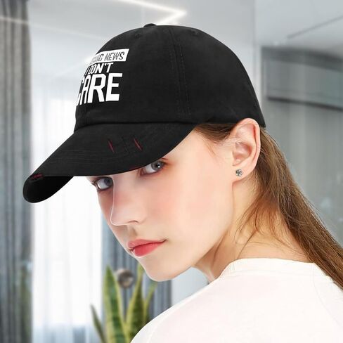 Breaking News: I Don't Care Golf Hat Mom Hat AllBlack Fishing Hat Gifts for Him Golf Hat in Saudi Arabia