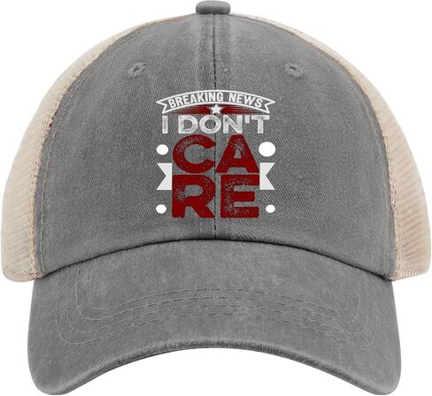 Breaking News: I Don't Care Golf Hat Women Cap AllBlack Men's Hats & Caps Gifts for Girlfriends Outdoor Cap in Kuwait