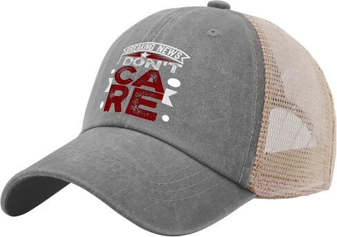 Breaking News: I Don't Care Golf Hat Women Cap AllBlack Men's Hats & Caps Gifts for Girlfriends Outdoor Cap in Kuwait