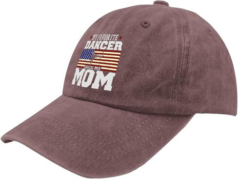My Favorite Dancer Calls Me Mom Hat Women Hats Pigment Black Black Bucket Hat Gifts for Men Hiking Cap in Saudi Arabia