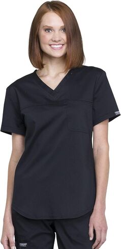 مجموعة فرك شيروكي للنساء v -neck قابلة للتثوق أعلى WW657 مع منتصف الساق مدبب الساق SCRUB in Saudi Arabia