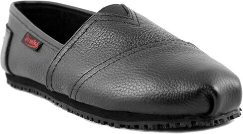 Laforst Womens Leather Nonslip Server نادلة ممرضة زلة على جوارب مجانية شقة in Kuwait