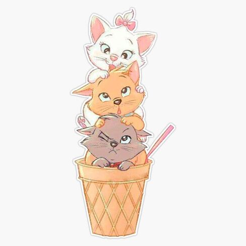 aristocats! فينيل ملصق مقاوم للماء ملصقات سيارة الكمبيوتر المحمول. in Saudi Arabia
