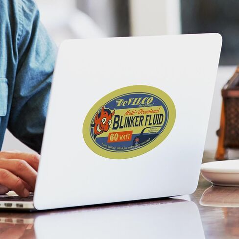 CafePress Devilco Blinker Fluid Oval Car Bumper Sticker in Kuwait