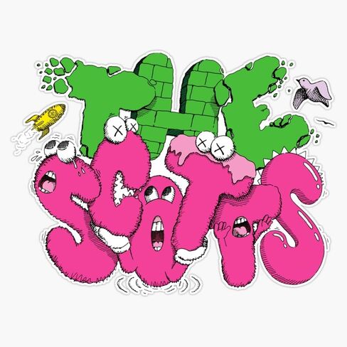 MAGNET Kidcudi Travis The Scotts Magnetic Vinyl Sticker Decal Magnet 5" in Saudi Arabia