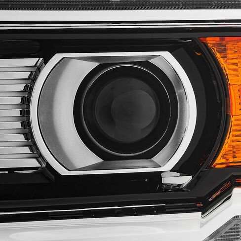 AKKON - Fit 2014-2018 GMC Sierra 1500/15-19 Sierra 2500HD|3500HD Halogen w/LED DRL Chrome Bezel Projector Headlight OE Style Driver Passenger Assembly in Saudi Arabia