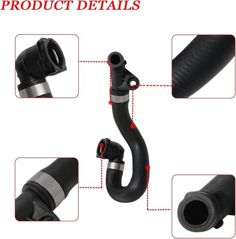 Radiator Coolant Water Hose Pipe Kit for BMW X1/Z3/Z4, for 130i/325i/330i/630i/730Li, E63/E64/E66/E83-E93, Replaces 11537516414 11537545890 17127618510 17127531581 11537521049 17127531579 17117524710 in Saudi Arabia