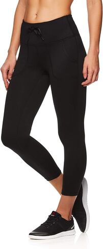 Reebok Womens Focus Capri Compression Athletic Pants in Saudi Arabia