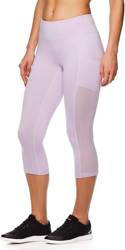 Reebok Womens Focus Capri Compression Athletic Pants in Saudi Arabia
