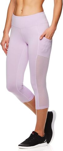 Reebok Womens Focus Capri Compression Athletic Pants in Saudi Arabia