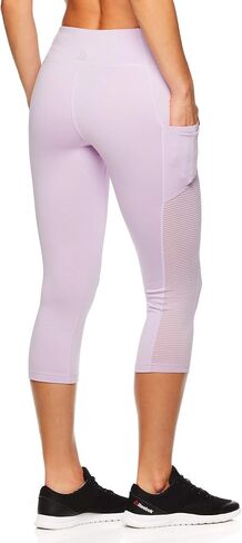 Reebok Womens Focus Capri Compression Athletic Pants in Saudi Arabia