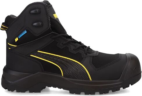 PUMA Men's Rock 6" Composite Toe Industrial Boot, Black, 8.5 in Saudi Arabia