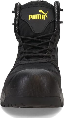 PUMA Men's Rock 6" Composite Toe Industrial Boot, Black, 8.5 in Saudi Arabia