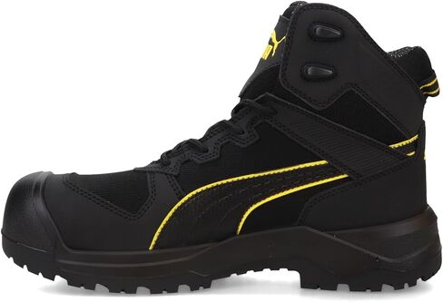 PUMA Men's Rock 6" Composite Toe Industrial Boot, Black, 8.5 in Saudi Arabia