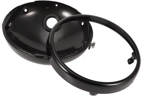 QIILU 7 بوصة تعديل دراجة نارية LED مصباح الرأس LED LADER LAMP HOUNCE COVER COVERCELICERACE COVERSING AUTOMOTIVEMOTORCYCLE و POWERSPORTSPartSlightsheadlight Plbs & (Black) in Saudi Arabia