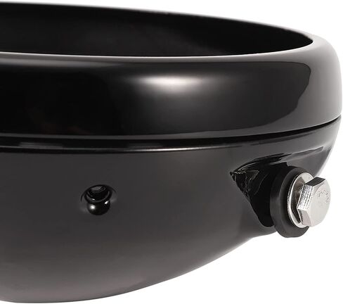 QIILU 7 بوصة تعديل دراجة نارية LED مصباح الرأس LED LADER LAMP HOUNCE COVER COVERCELICERACE COVERSING AUTOMOTIVEMOTORCYCLE و POWERSPORTSPartSlightsheadlight Plbs & (Black) in Saudi Arabia