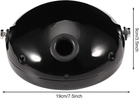 QIILU 7 بوصة تعديل دراجة نارية LED مصباح الرأس LED LADER LAMP HOUNCE COVER COVERCELICERACE COVERSING AUTOMOTIVEMOTORCYCLE و POWERSPORTSPartSlightsheadlight Plbs & (Black) in Saudi Arabia