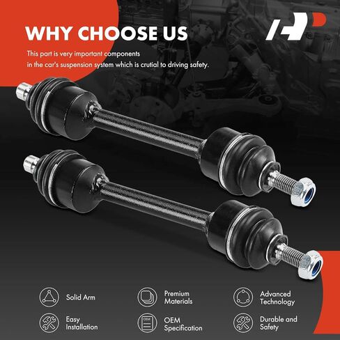 A-Premium 2 x Front Sway Bar Links Stabilizer Bar Links, Compatible with Ford Crown Victoria 1992-1994 & Lincoln Town Car 1991-1994 & Mercury Grand Marquis 1992-1994, Link with Sockets in Saudi Arabia