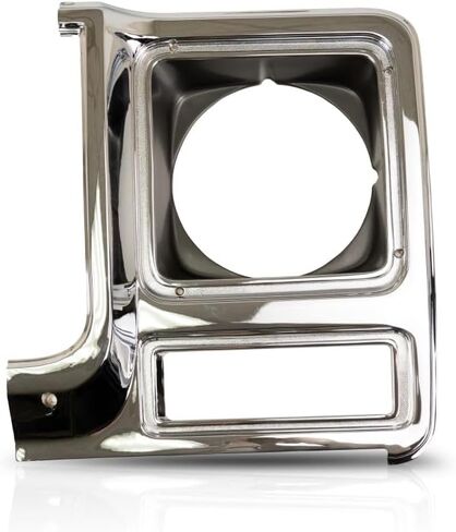 For Chevy C10 / C20 / C30 Headlight Door 1979 1980 Driver and Passenger Side Pair/Set | Round | Chrome & Painted Dark Argent | GM2512104 + GM2513104 | 14021237 + 14021238 in Saudi Arabia