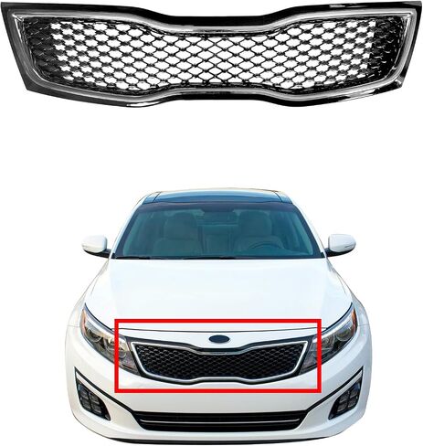 For 2014 2015 Kia Optima Front Upper Bumper Grille With Chrome Radiator Grill in Saudi Arabia