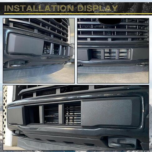 KUAFU Front Bumper Lower Grille Trim Panel Compatible with 2015 2016 2017 Ford F-150 F150 FL3Z17E810CA FO1044110 Bumper Lower Grill Trim Panel Black in Saudi Arabia